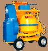 Hormigonera de Volteo 600 lts 4 ruedas con caja