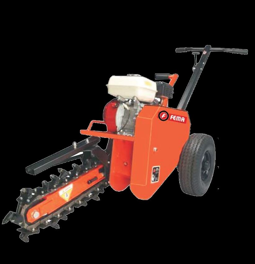 Zanjadora F126 - Motor Honda 5.5hp - 50cm - Fema