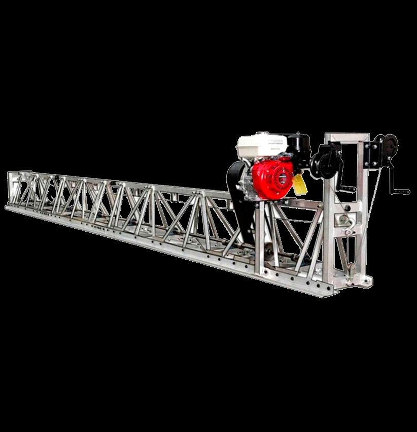 Regla Vibratoria Reticulada 6mt Acero Fema