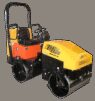 Rolo compactador Doble con Conductor sentado 23hp Honda